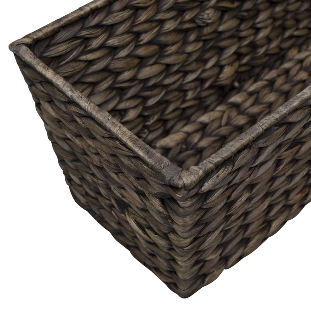 Garden Planters 2 pcs Water Hyacinth Brown